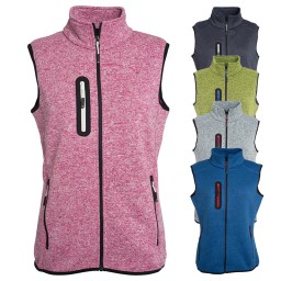 GILET PILE MELANGE