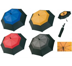 ombrello antivento bicolore